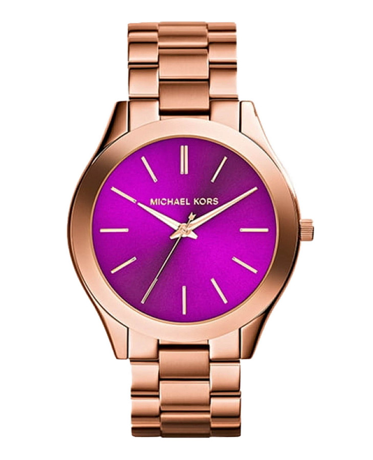 Часы Michael Kors Slim Runway MK3293 — женские, розовый
