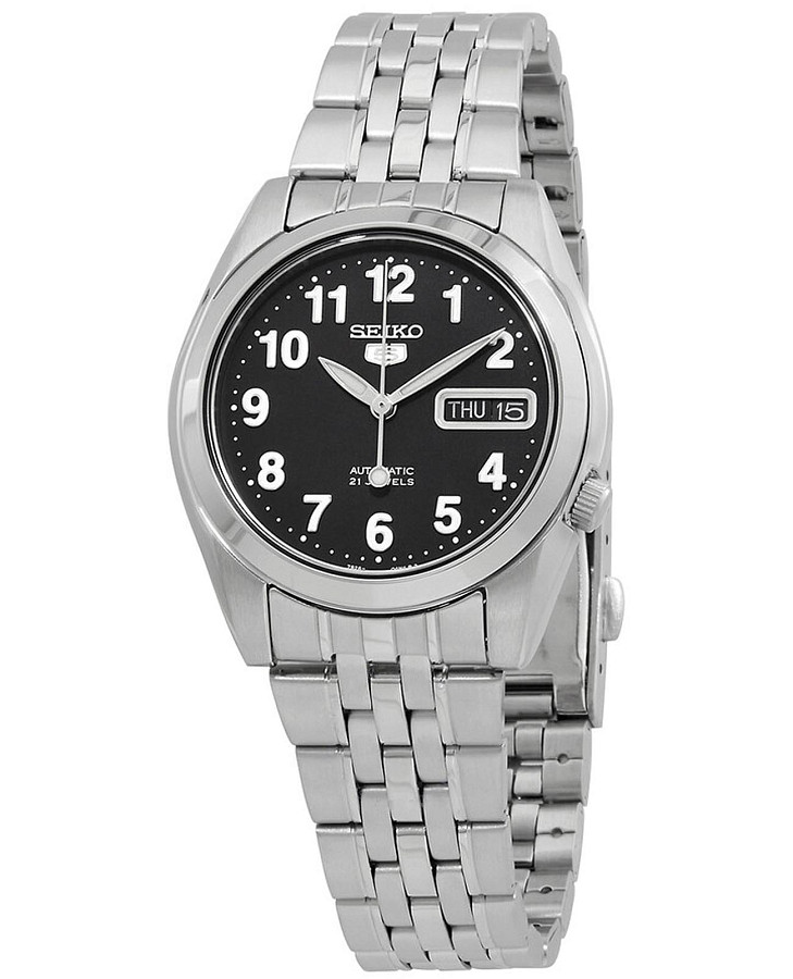 Часы Seiko 5 Regular SNK381K1 — мужские, черный