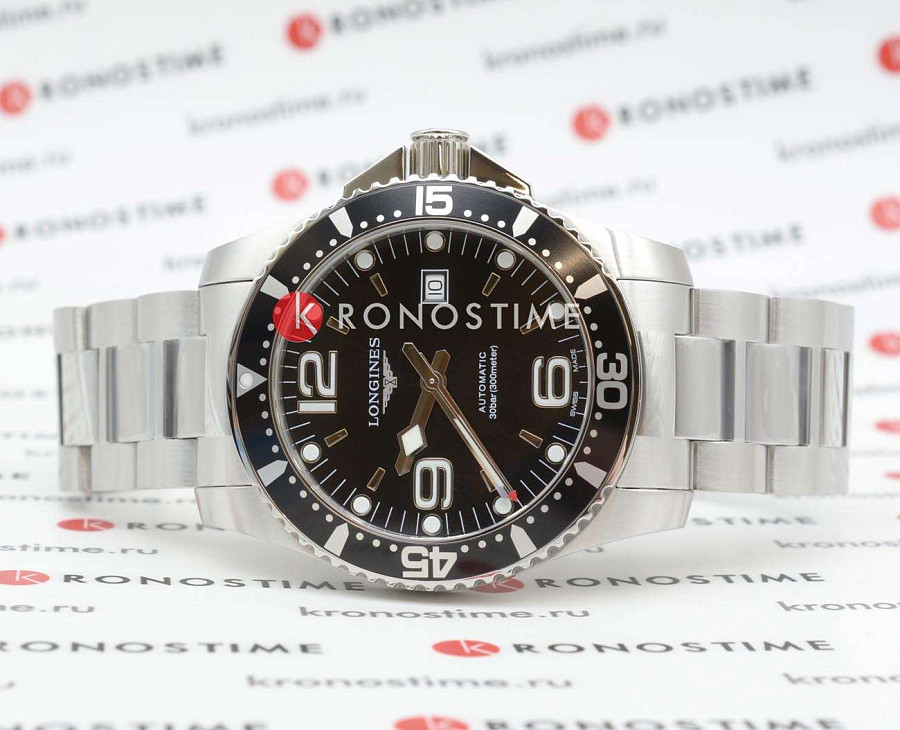 Часы Longines HydroConquest L3.841.4.56.6 — механические, металл сталь алюминий