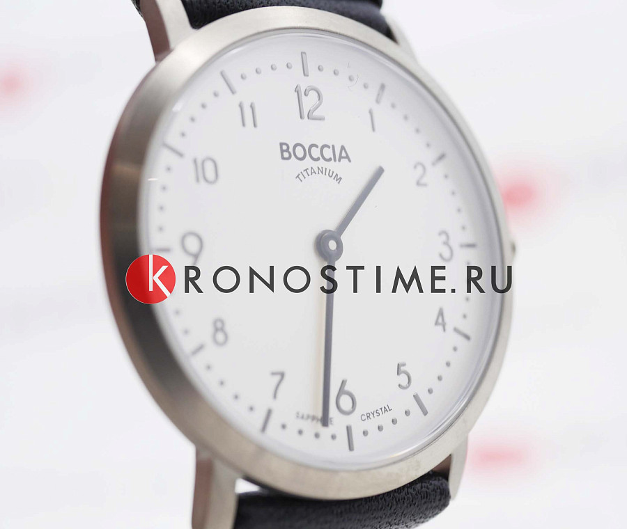 Часы Boccia Titanium 3335-01 — металл титан, Германия