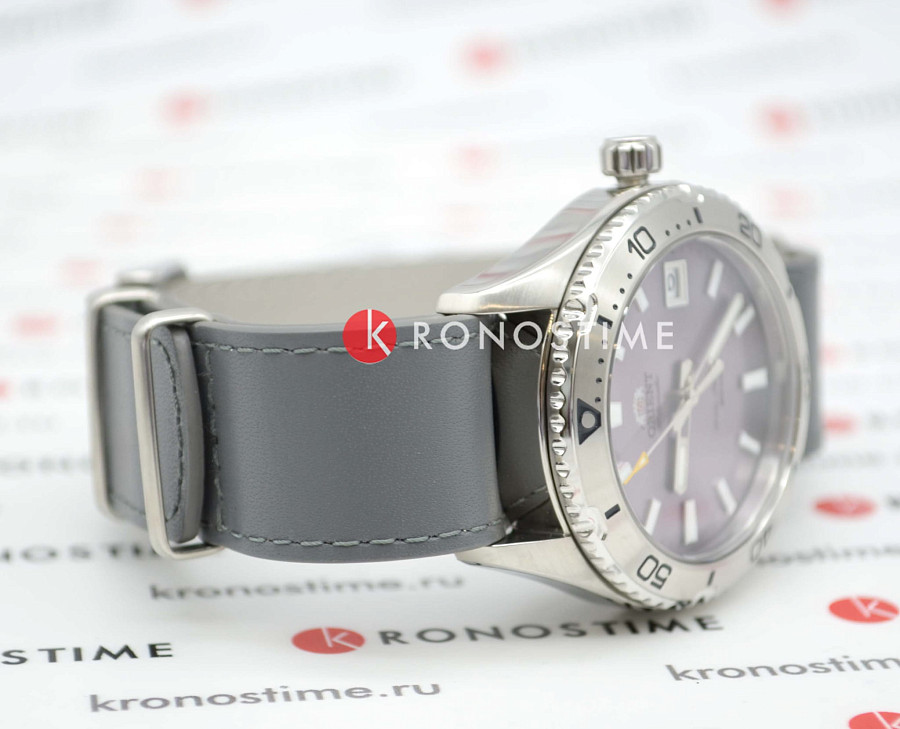 Часы Orient Diving Sport Automatic RA-AC0Q07V (RN-AC0Q07V) — кожаный, мужские