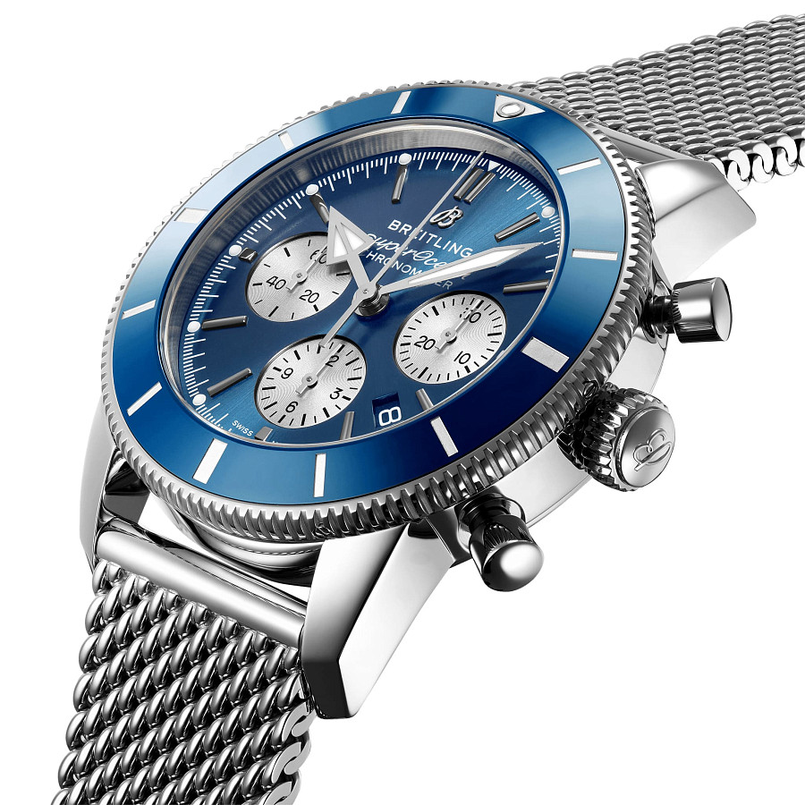 Часы Breitling Superocean Heritage B01 Chronograph 44 AB0162161C1A1 — механические, металл сталь