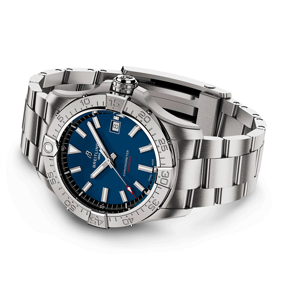 Часы Breitling Avenger Automatic 42 A17328101C1A1 — синий, сталь металл
