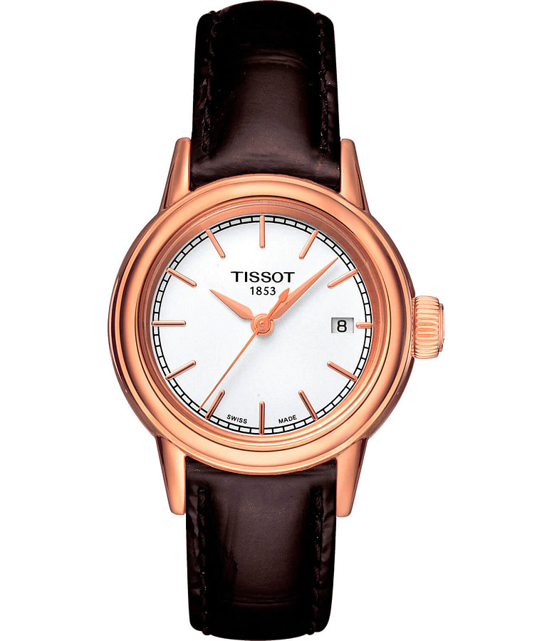 Часы Tissot Carson Lady T085.210.36.011.00 — женские, белый