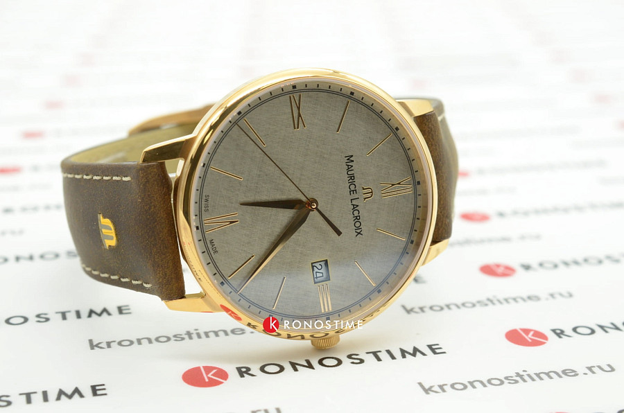 Часы Maurice Lacroix Eliros Date EL1118-PVP01-210-1 — кварцевые, сталь металл