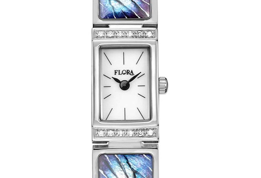 Часы УЧЗ Flora 1141F-9 — кварцевые, латунь