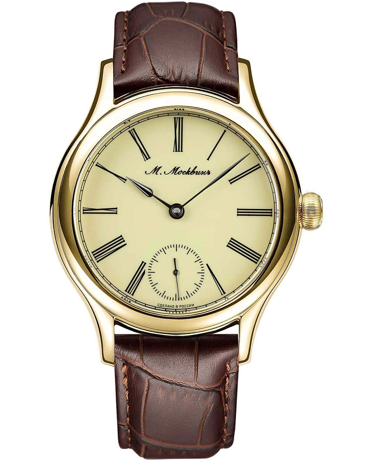 Часы Михаил Москвин Elegance 4115L-5 — мужские, желтый