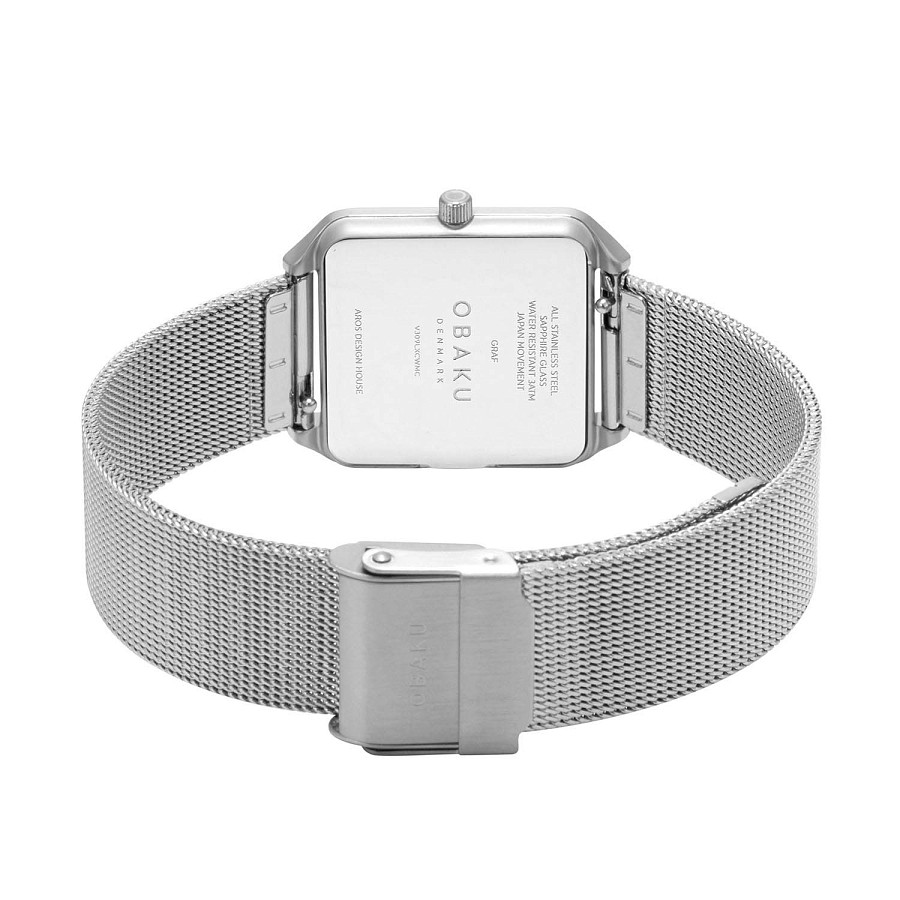 Часы Obaku Ultra Slim V309LXCWMC — нержавеющая сталь, женские