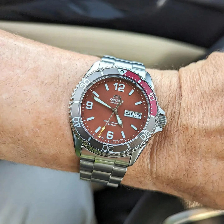 Часы Orient Mako Kamasu RA-AA0820R (RN-AA0820R) — сталь металл, Япония