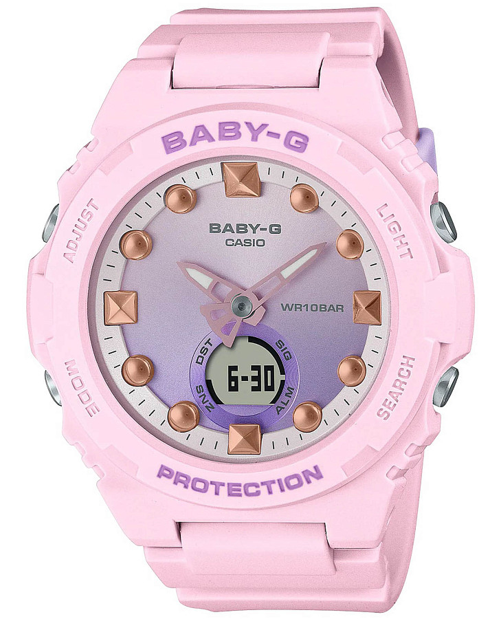 Часы Casio Baby-G BGA-320-4ADR (BGA-320-4A) — женские, розовый