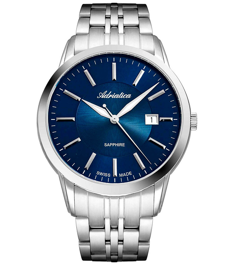Часы Adriatica A8306.5115Q — мужские, синий