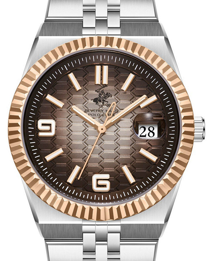 Часы Beverly Hills Polo Club BP3891X.560 — кварцевые, сталь металл