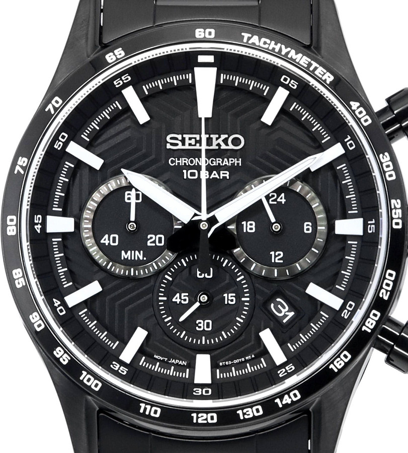 Часы Seiko Conceptual Series Sports SSB415P1 — мужские, черный