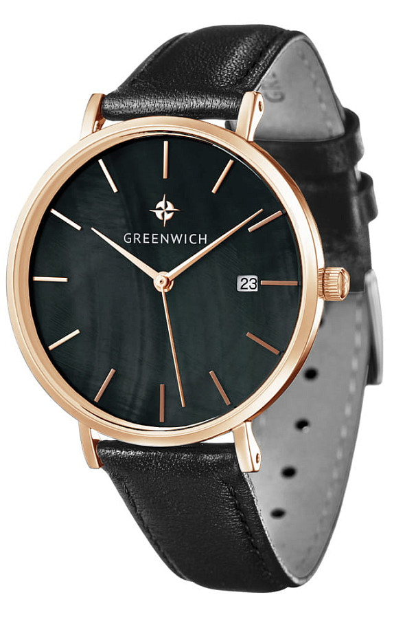 Часы Greenwich Shell GW 301.41.51 — кварцевые, сталь