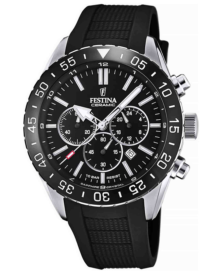 Часы Festina Ceramic F20515/2 — мужские, черный