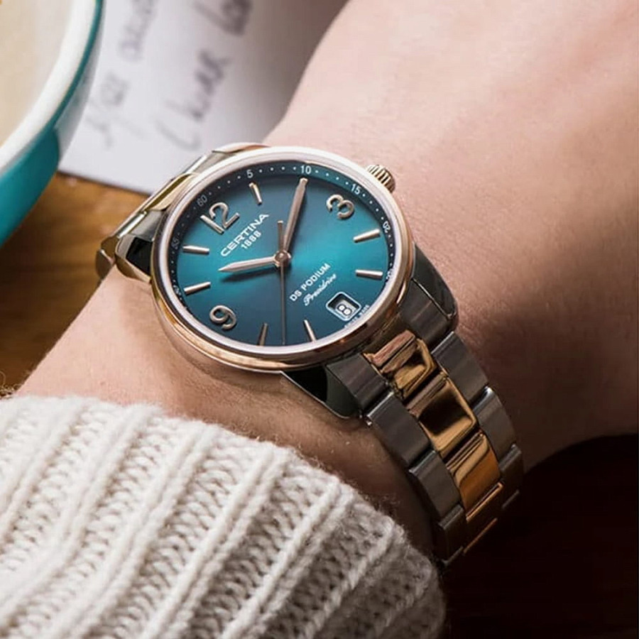 Часы Certina DS Podium Lady 33mm C034.210.22.097.00 — кварцевые, сталь металл