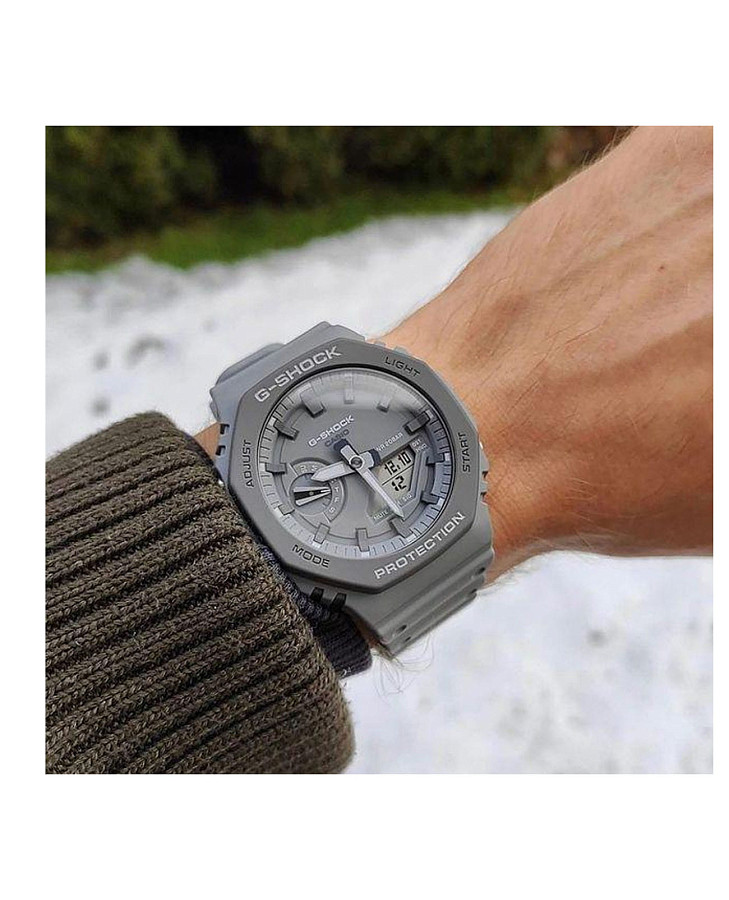 Часы Casio G-Shock GA-2110ET-8A — электронные, карбон пластик
