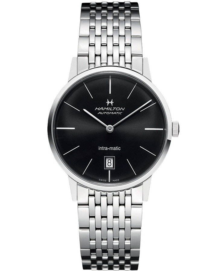 Часы Hamilton American Classic Intra-Matic Auto H38455131 — мужские, черный