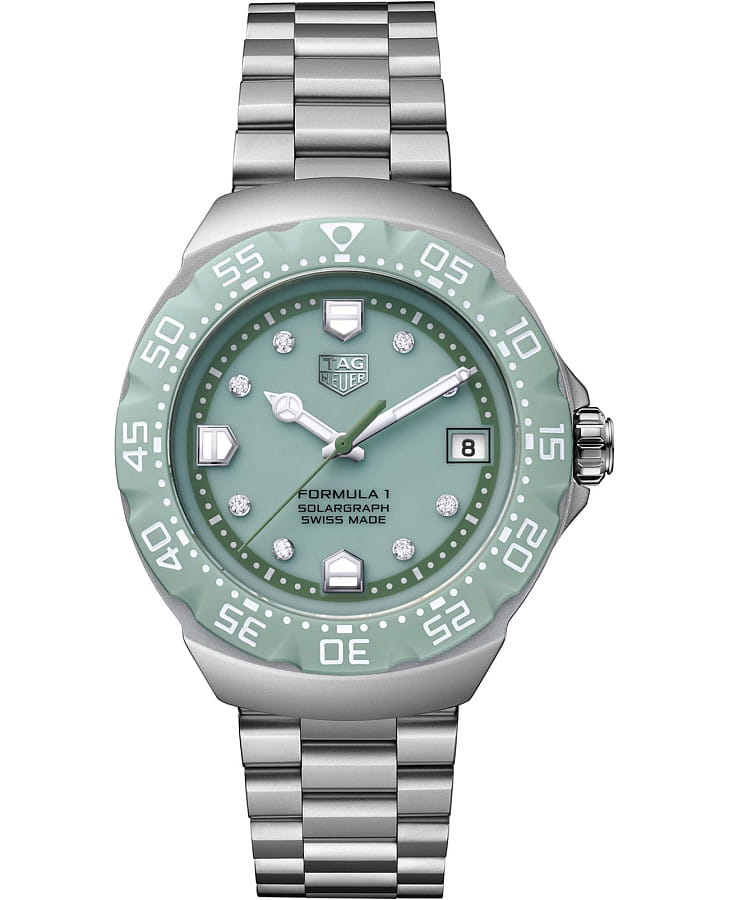 Часы TAG Heuer Formula 1 Solargraph WBY111B.BA0042 — мужские, зеленый