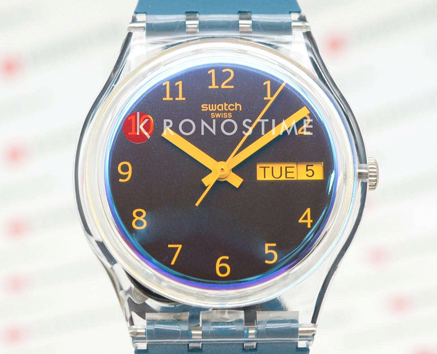 Часы Swatch Gent Biosourced Standard SO28K700 — пластик, Швейцария