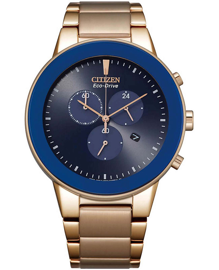 Часы Citizen Eco-Drive AT2243-87L — мужские, синий