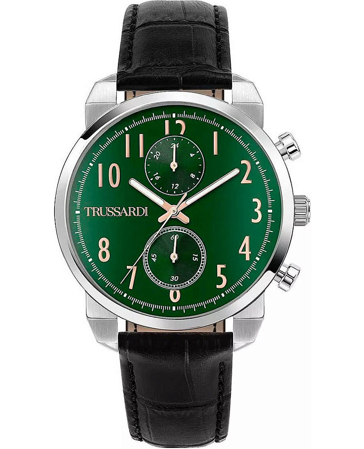 Часы Trussardi T-City R2451154001 — мужские, зеленый