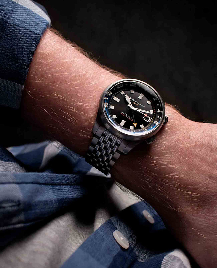 Часы Spinnaker Bradner Gmt Automatic SP-5121-66 — сталь металл, Англия