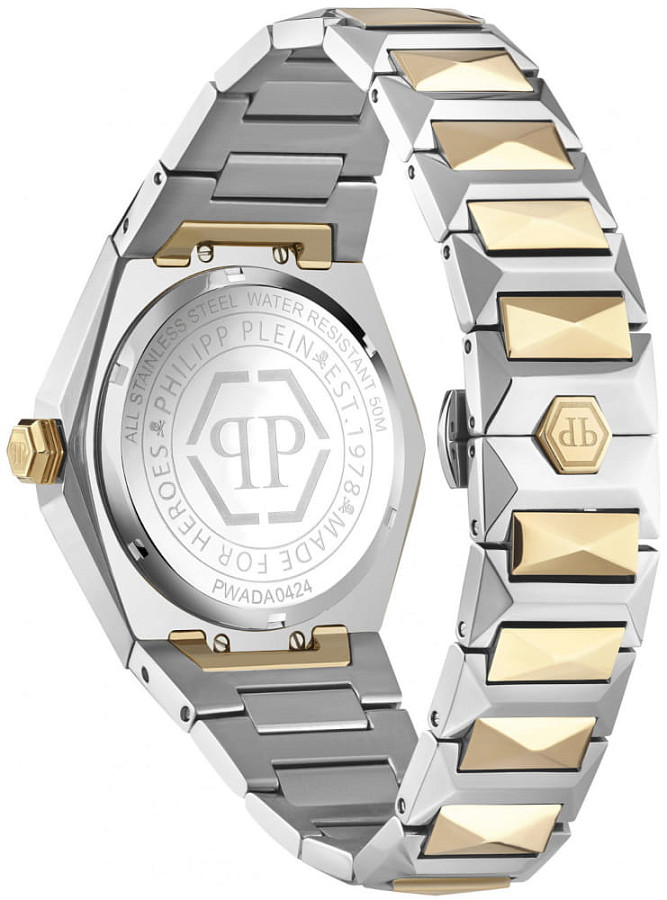 Часы Philipp Plein The Skull PWADA0424 — кварцевые, сталь металл