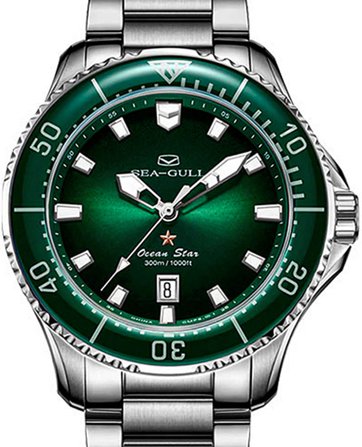 Часы Seagull Ocean Star 816.92.1210 — механические, сталь металл