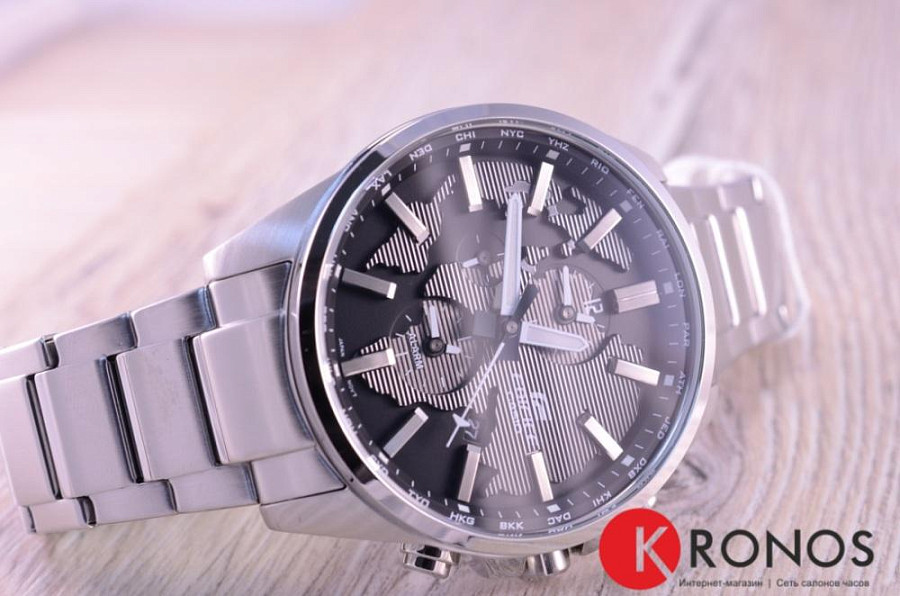 Часы Casio Edifice ETD-300D-1A — кварцевые, металл сталь
