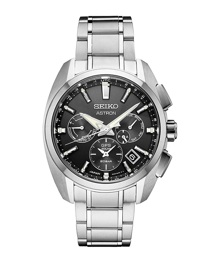 Часы Seiko Astron GPS Solar SSH067J1 — кварцевые, титан