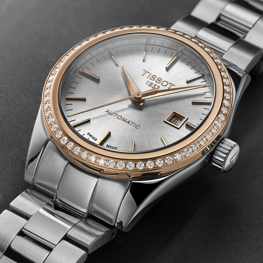 Часы Tissot T-My Lady Automatic 18K Gold T930.007.41.031.00 — механические, Швейцария, женские