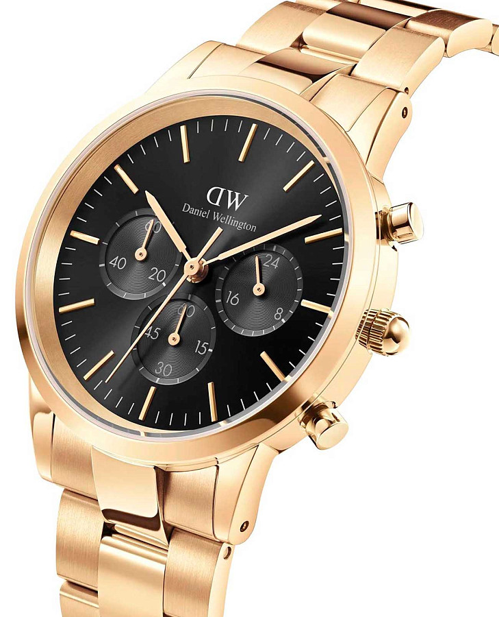 Часы Daniel Wellington Iconic Link Arctic DW00100641 — металл сталь, Швеция