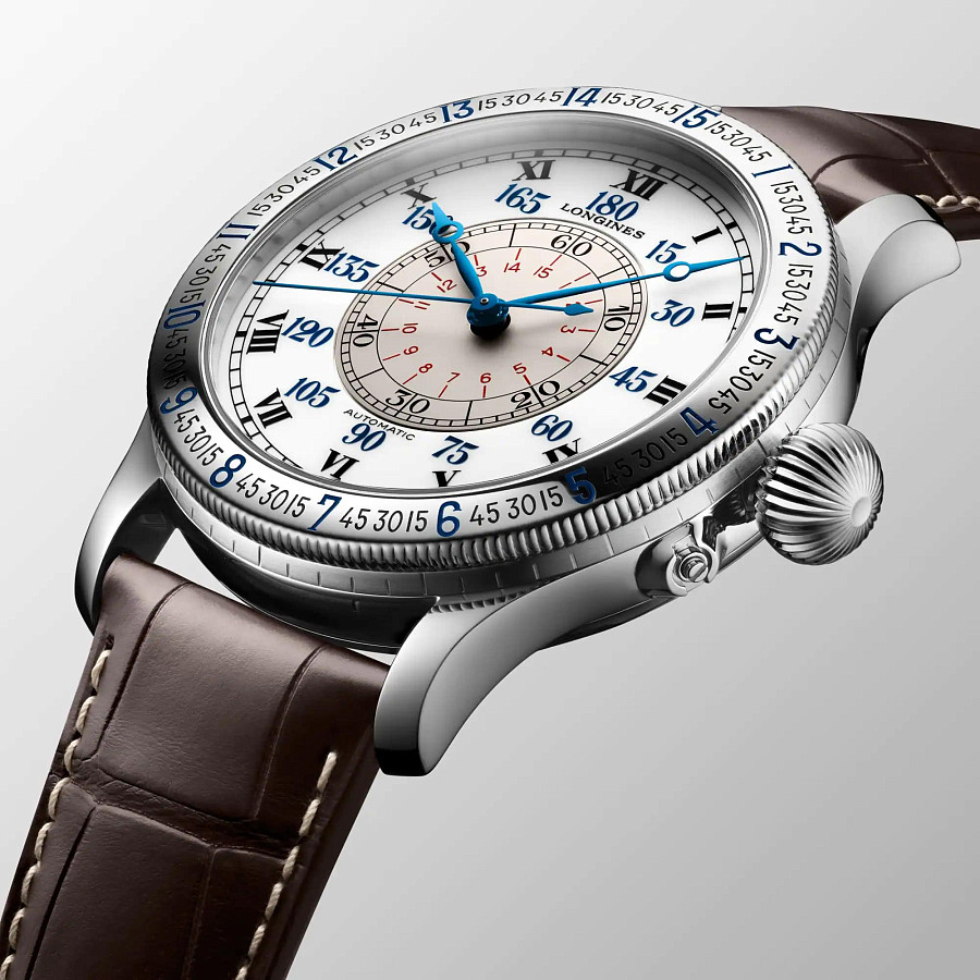 Часы Longines The Lindbergh Hour Angle Watch L2.678.4.11.0 — Швейцария, механические