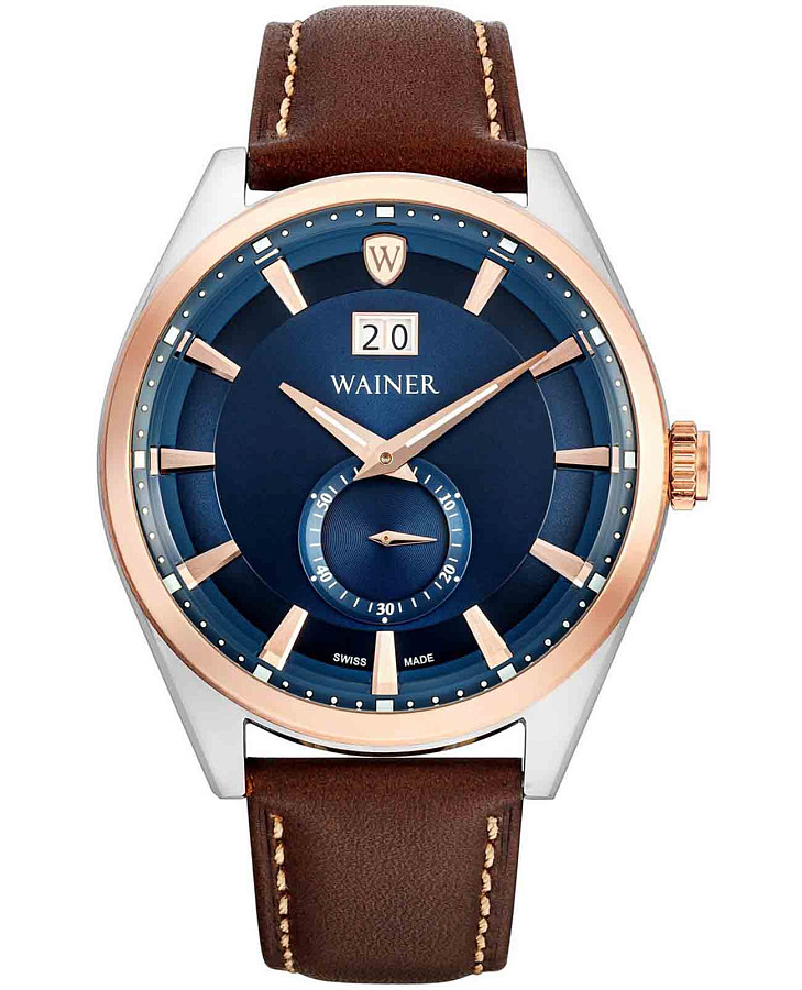 Часы Wainer Classic WA.17100-B — мужские, синий