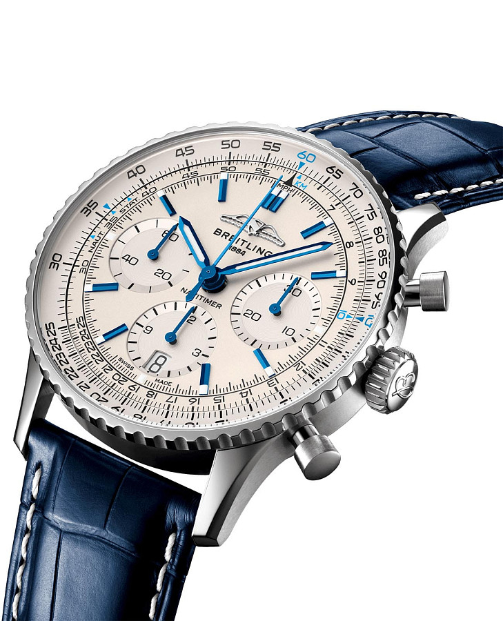 Часы Breitling Navitimer B01 Chronograph 41 AB0139A71G1P1 — механические, сталь металл