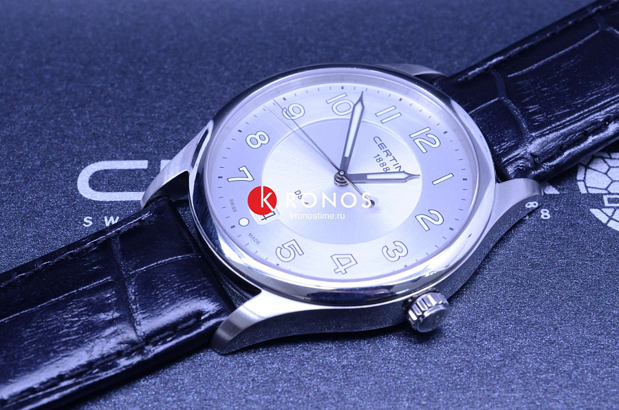 Часы Certina C022.410.16.030.00 — сталь металл, кожаный