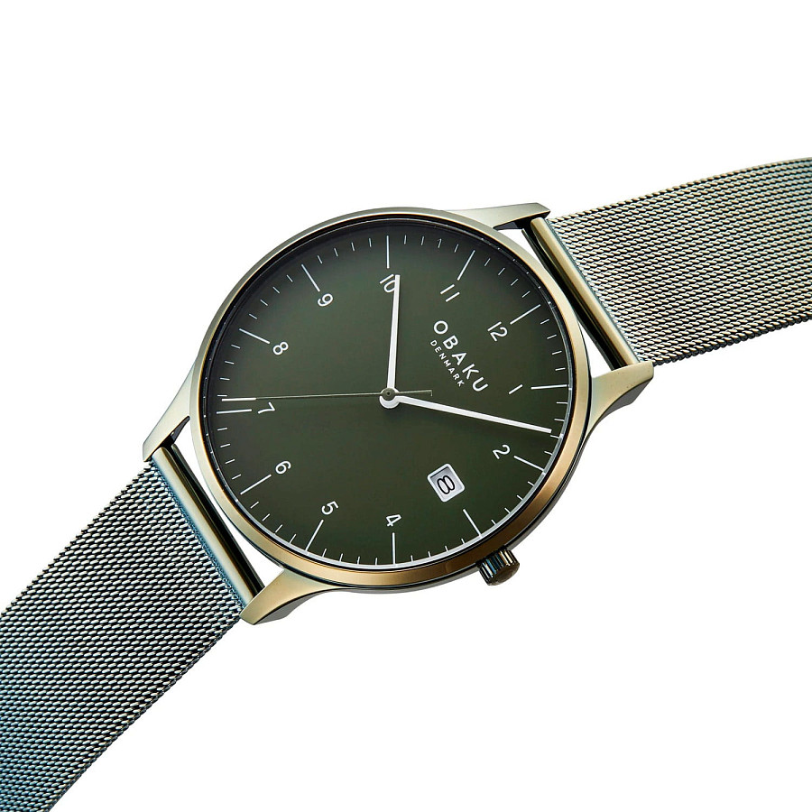 Часы Obaku Chia Lille V298GDEEME — металл сталь, Дания