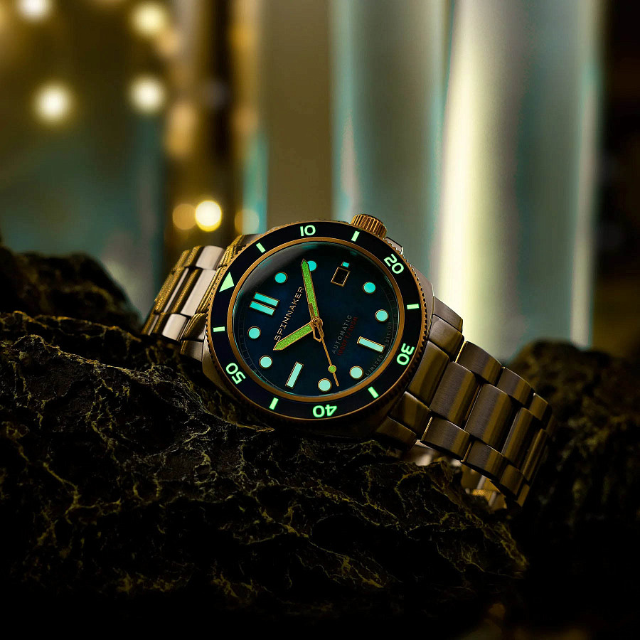 Часы Spinnaker Hull Pearl Diver Automatic Limited Edition SP-5106-44 — механические, сталь металл