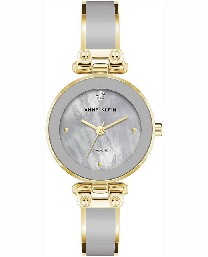 Часы Anne Klein Diamond 1980LGGB — женские, серый