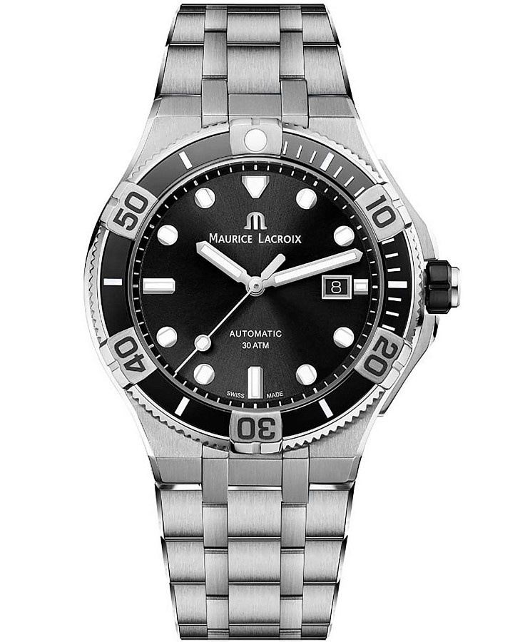 Часы Maurice Lacroix Aikon Venturer AI6058-SS002-330-1 — мужские, черный