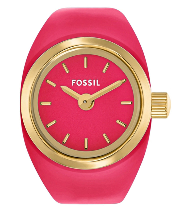 Часы Fossil Watch Ring ES5414 — женские, розовый