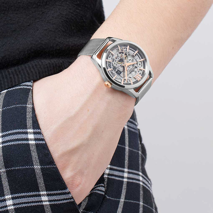 Часы Festina Automatic F20627/1 — механические, сталь металл