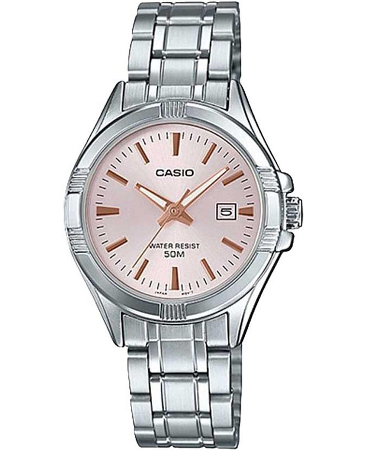 Часы Casio Collection LTP-1308D-4AVDF (LTP-1308D-4A) — женские, розовый