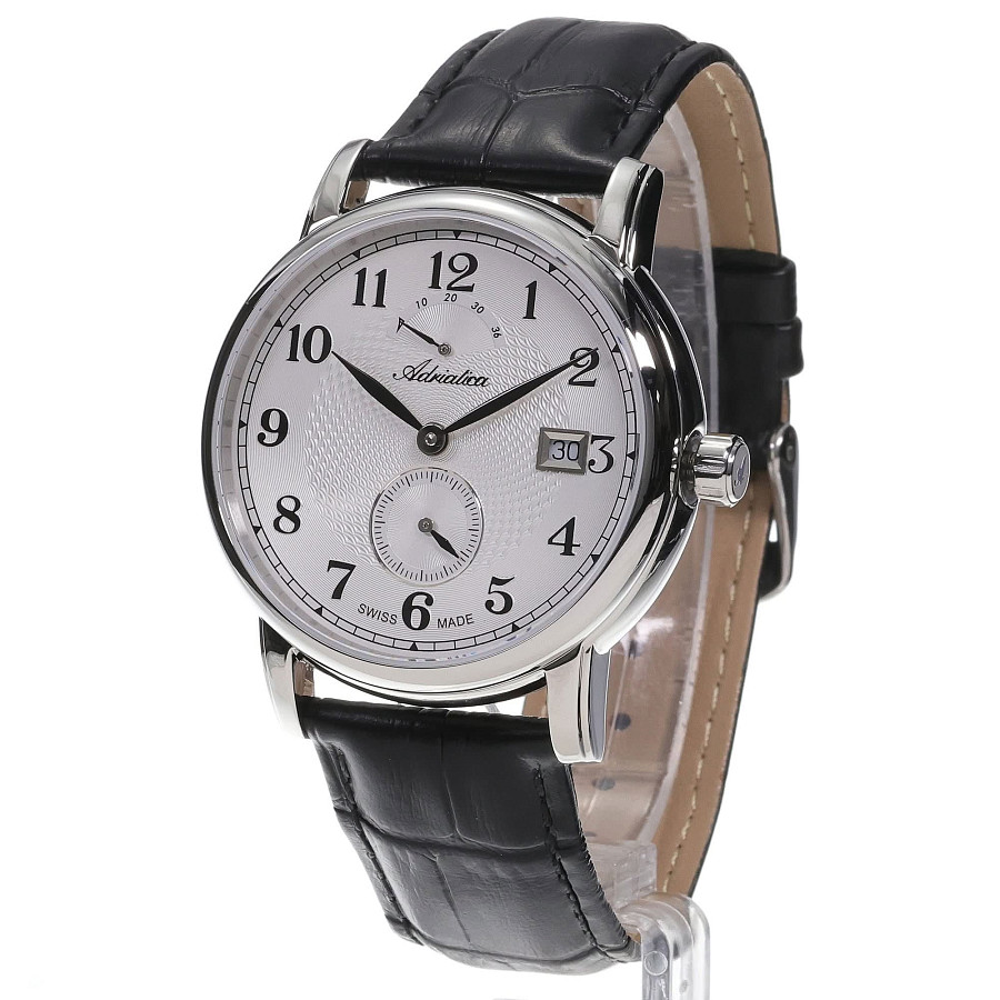 Часы Adriatica A8256.5223A — механические, сталь металл