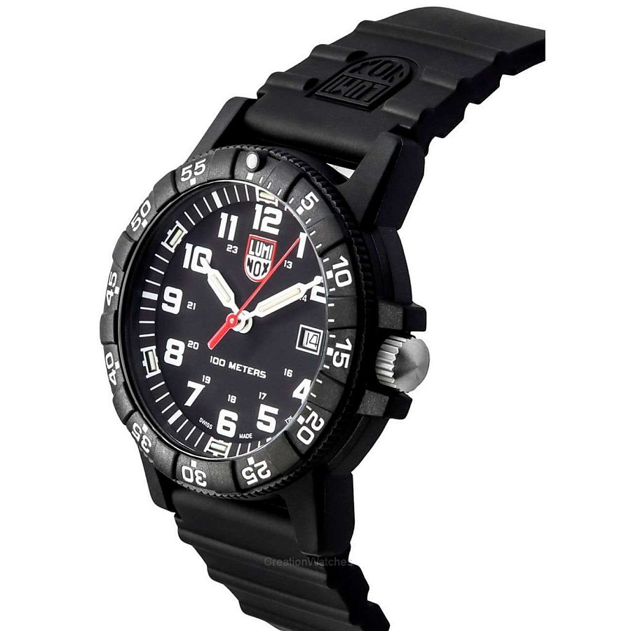 Часы Luminox Leatherback SEA Turtle Giant XS.0321.L — мужские, силикон