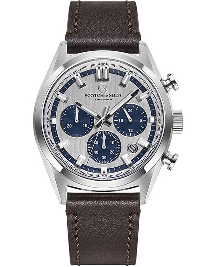 Часы Scotch&Soda SSM.107C — мужские, серебристый