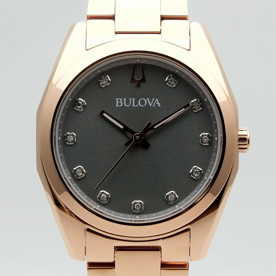 Часы Bulova Surveyor 97P156 — кварцевые, металл сталь