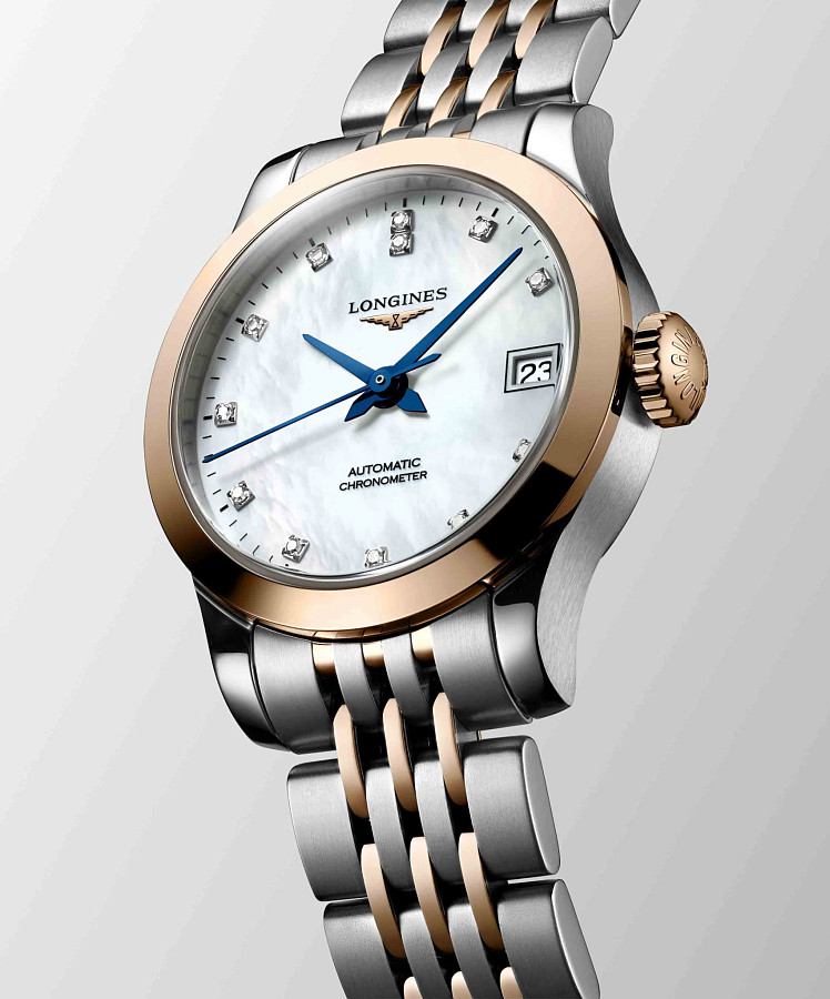 Часы Longines Record Collection L2.320.5.87.7 — металл золото сталь, Швейцария