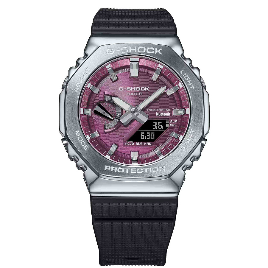 Часы Casio G-Shock GBM-2100A-4B — электронные, сталь